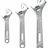 Kobalt Adjustable Wrenches 3-Piece Chrome Vanadium Steel Adjustable Wrench Set