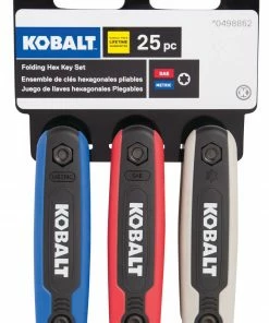 Kobalt Hex Keys & Torx Keys 25-key Folding Hex Key Set -Household Tools Shop 05194469 scaled
