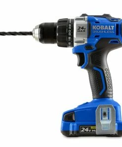 Kobalt Drills 24-volt Max 1/2-in Brushless Cordless Drill (1-Battery Included and Charger Included) -Household Tools Shop 05325395