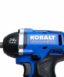 Kobalt Impact Wrenches Brushless 24-volt Max Variable Speed Brushless 3/8-in Drive Cordless Impact Wrench (Tool Only) -Household Tools Shop 05332065