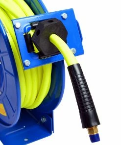 Kobalt Air Compressor Hoses 3/8-in 50-ft Poly Hybrid Air Hose with Retractable Hose Reel -Household Tools Shop 07744303