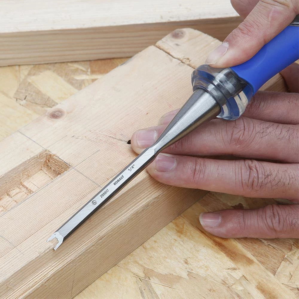 Kobalt Chisels 0.25-in Woodworking Chisel 5 Kobalt Chisels 0.25-in Woodworking Chisel - Image 5