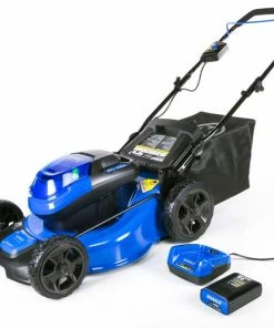 Kobalt Cordless Electric Push Lawn Mowers 40-Volt Max Brushless 20-in Push Cordless Electric Lawn Mower 5 Ah -Household Tools Shop 07944332