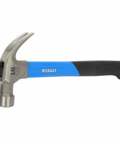 Kobalt Hammers 16-oz Smoothed Face Steel Head Fiberglass Claw Hammer -Household Tools Shop 08000377