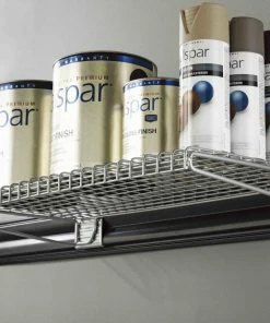 Kobalt Slatwall & Rail Storage Systems K-Rail24-in Gray Steel Multipurpose Shelf -Household Tools Shop 08145132 scaled