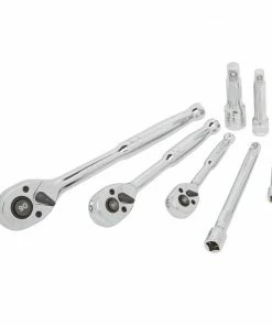 Kobalt Mechanics Tool Sets 189-Piece Standard (SAE) and Metric Combination Polished Chrome Mechanics Tool Set (1/4-in; 3/8-in) -Household Tools Shop 08279900