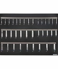 Kobalt Mechanics Tool Sets 300-Piece Standard (SAE) and Metric Combination Polished Chrome Mechanics Tool Set (1/4-in; 3/8-in) -Household Tools Shop 08326944