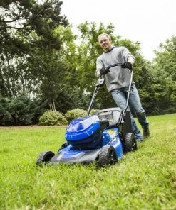 Kobalt Cordless Electric Push Lawn Mowers 40-Volt Max Brushless 20-in Push Cordless Electric Lawn Mower 5 Ah -Household Tools Shop 08332505