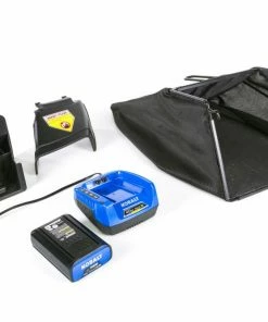 Kobalt Cordless Electric Push Lawn Mowers 40-Volt Max Brushless 20-in Push Cordless Electric Lawn Mower 5 Ah -Household Tools Shop 08332506