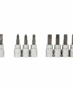 Kobalt Driver Sockets & Sets 42-Piece 3/8-in Drive Set Hex; Torx; Phillips; Flathead Bit Standard (SAE) and Metric Combination Driver Socket Set -Household Tools Shop 08378731 scaled