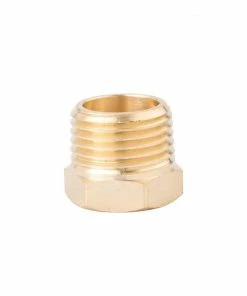 Kobalt Air Compressor Fittings NPT Brass Bushing Adapter 1/2-in (M) x 1/4-in (F) -Household Tools Shop 08614860