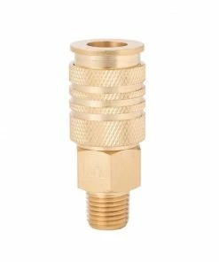 Kobalt Air Compressor Fittings Brass NPT Coupler (M) 1/4-in Universal -Household Tools Shop 08617398