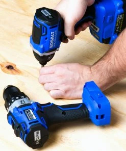 Kobalt Power Tool Combo Kits 2-Tool 24-Volt Max Brushless Power Tool Combo Kit with Soft Case (1-Battery Included and Charger Included) -Household Tools Shop 08619632