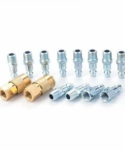 Kobalt Air Compressor Fittings 15-pc Plug and Coupler Kit -Household Tools Shop 08815967