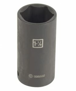 Kobalt Impact Sockets & Impact Socket Sets Standard (SAE) 1/2-in Drive 1-1/8-in 6-Point Impact Socket