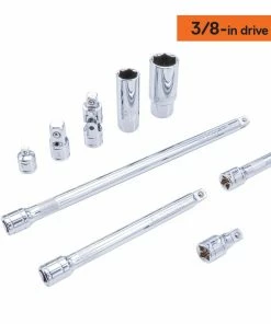 Kobalt Drive Tool & Socket Accessories 22-Piece 1/4-in, 3/8-in and 1/2-in drive tools Drive Accessory Set -Household Tools Shop 09616570