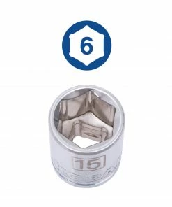 Kobalt Mechanics Tool Sets 19-Piece Metric Polished Chrome Mechanics Tool Set (3/8-in) -Household Tools Shop 09963211