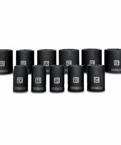 Kobalt Impact Sockets & Impact Socket Sets 11-Piece Metric 3/8-in Drive Set 6-Point Impact Socket Set -Household Tools Shop 10012379