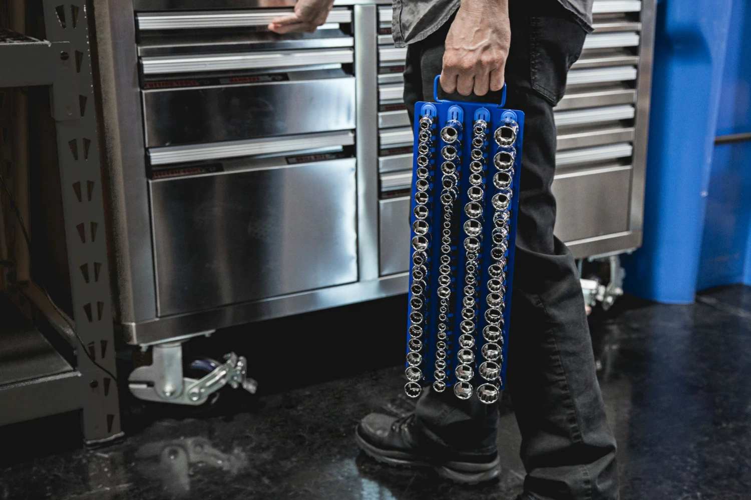 Kobalt Tool Storage Accessories Steel Multiple Drive Socket Storage 7 Kobalt Tool Storage Accessories Steel Multiple Drive Socket Storage - Image 7