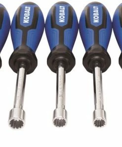 Kobalt Nut Driver Sets 7-Piece Metric and SAE Spline Nut Driver Set -Household Tools Shop 10281568