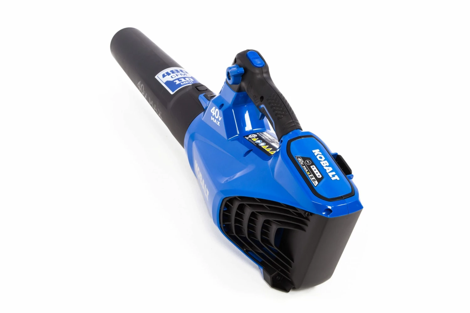 Kobalt Cordless Electric Leaf Blowers 40-Volt Max 110-MPH Handheld Cordless Electric Leaf Blower(Battery Not Included) 4 Kobalt Cordless Electric Leaf Blowers 40-Volt Max 110-MPH Handheld Cordless Electric Leaf Blower(Battery Not Included) - Image 4
