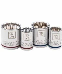 Kobalt Mechanics Tool Sets 24-Piece Standard (SAE) and Metric Combination Polished Chrome Mechanics Tool Set (3/8-in) 12 Kobalt Mechanics Tool Sets 24-Piece Standard (SAE) and Metric Combination Polished Chrome Mechanics Tool Set (3/8-in) -Household Tools Shop 10340566