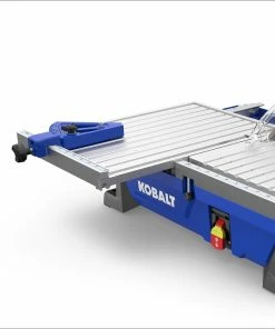 Kobalt Tile Saws 7-in 6-Amp Wet Tabletop Sliding Table Tile Saw -Household Tools Shop 10890433