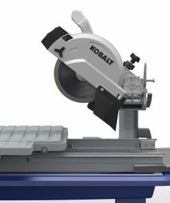 Kobalt Tile Saws 7-in 10-Amp Wet Sliding Table Tile Saw with Stand -Household Tools Shop 10901934
