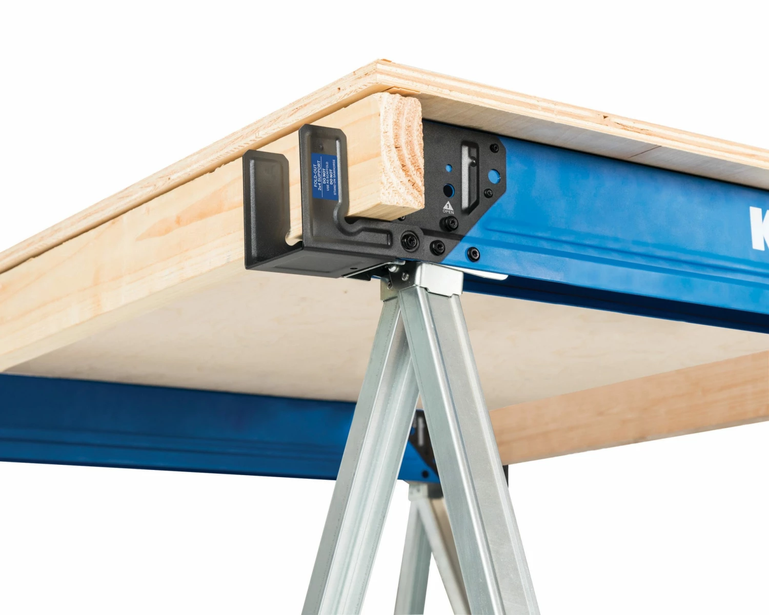 Kobalt Saw Horses 43-in W x 30-in H Steel Saw Horse (1100-lb Capacity) 7 Kobalt Saw Horses 43-in W x 30-in H Steel Saw Horse (1100-lb Capacity) - Image 7