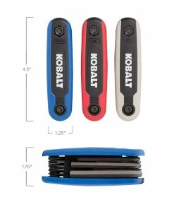 Kobalt Hex Keys & Torx Keys 25-key Folding Hex Key Set -Household Tools Shop 11241395