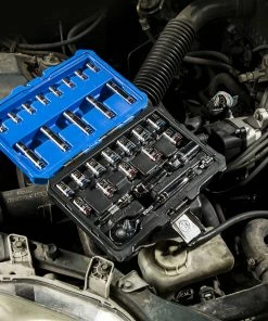 Kobalt Mechanics Tool Sets 30-Piece Standard (SAE) and Metric Combination Polished Chrome Mechanics Tool Set (3/8-in) -Household Tools Shop 11294852 scaled