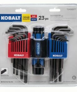 Kobalt Hex Keys & Torx Keys 22-key Standard (Sae) and Metric Combination Hex Key Set -Household Tools Shop 11306209 scaled