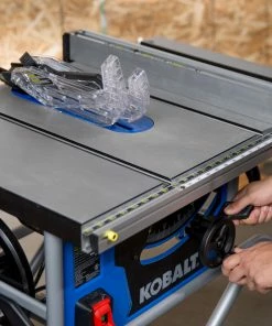 Kobalt Table Saws 10-in Carbide-tipped Blade 15-Amp Portable Table Saw -Household Tools Shop 11426300