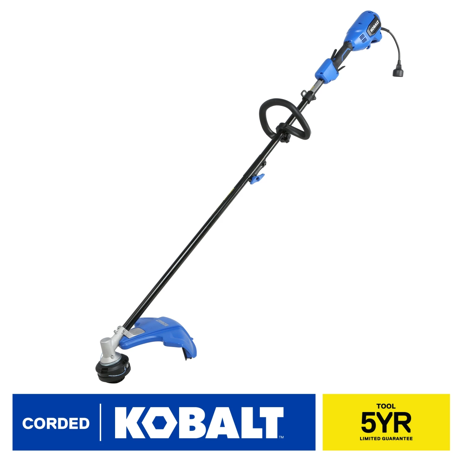 Kobalt Corded Electric String Trimmers 10-Amp 18-in Corded Electric String Trimmer with Attachment Capability 1 Kobalt Corded Electric String Trimmers 10-Amp 18-in Corded Electric String Trimmer with Attachment Capability