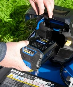 Kobalt Cordless Electric Push Lawn Mowers 80-Volt Max Brushless 21-in Push Cordless Electric Lawn Mower (Battery Not Included) -Household Tools Shop 11563117