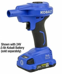 Kobalt Air Inflators 24V Cordless High Volume Inflator 24-Volt Lithium Ion (Li-Ion) Air Inflator (Power Source: Battery) -Household Tools Shop 11629463