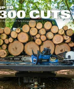 Kobalt Cordless Electric Chainsaws 80-Volt Max 18-in Brushless Cordless Electric Chainsaw 5 Ah (Battery & Charger Included) -Household Tools Shop 12049907