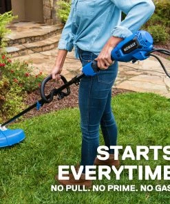 Kobalt Corded Electric String Trimmers 10-Amp 18-in Corded Electric String Trimmer with Attachment Capability 18 Kobalt Corded Electric String Trimmers 10-Amp 18-in Corded Electric String Trimmer with Attachment Capability -Household Tools Shop 12050571