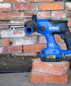 Kobalt Rotary Hammer Drills 24-Volt 7/8-in SDS-Plus Variable Speed Cordless Rotary Hammer Drill -Household Tools Shop 12066495