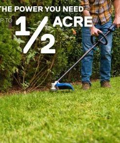 Kobalt Cordless Electric String Trimmers 40-Volt Max 16-in Straight Cordless String Trimmer with Attachment Capable and (Battery Included) -Household Tools Shop 12085939