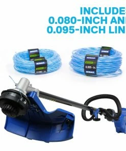 Kobalt Cordless Electric String Trimmers 40-Volt Max 16-in Straight Cordless String Trimmer with Attachment Capable and (Battery Included) -Household Tools Shop 12085942