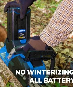Kobalt Cordless Electric Chainsaws 80-Volt Max 18-in Brushless Cordless Electric Chainsaw 5 Ah (Battery & Charger Included) -Household Tools Shop 12158300