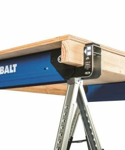 Kobalt Saw Horses 42-in W x 32-in H Adjustable Steel Saw Horse (1100-lb Capacity) -Household Tools Shop 14216830