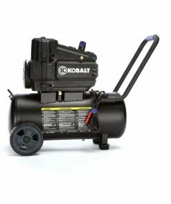 Kobalt Air Compressors 8-Gallon Single Stage Portable Electric Horizontal Air Compressor -Household Tools Shop 15104699