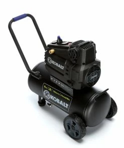 Kobalt Air Compressors 8-Gallon Single Stage Portable Electric Horizontal Air Compressor -Household Tools Shop 15104707