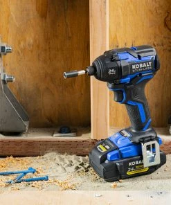 Kobalt Impact Drivers XTR 24-volt Max 1/4-in Variable Speed Brushless Cordless Impact Driver (1-Battery Included) -Household Tools Shop 15397547 scaled