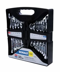 Kobalt Combination Wrenches & Sets 30-Piece Set 12-point Standard (SAE) and Metric Combination Standard Combination Wrench Set -Household Tools Shop 15484716 scaled