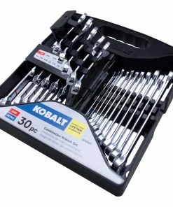 Kobalt Combination Wrenches & Sets 30-Piece Set 12-point Standard (SAE) and Metric Combination Standard Combination Wrench Set -Household Tools Shop 15484718 scaled