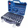 Kobalt Mechanics Tool Sets 118-Piece Standard (SAE) and Metric Combination Polished Chrome Mechanics Tool Set (3/8-in;)