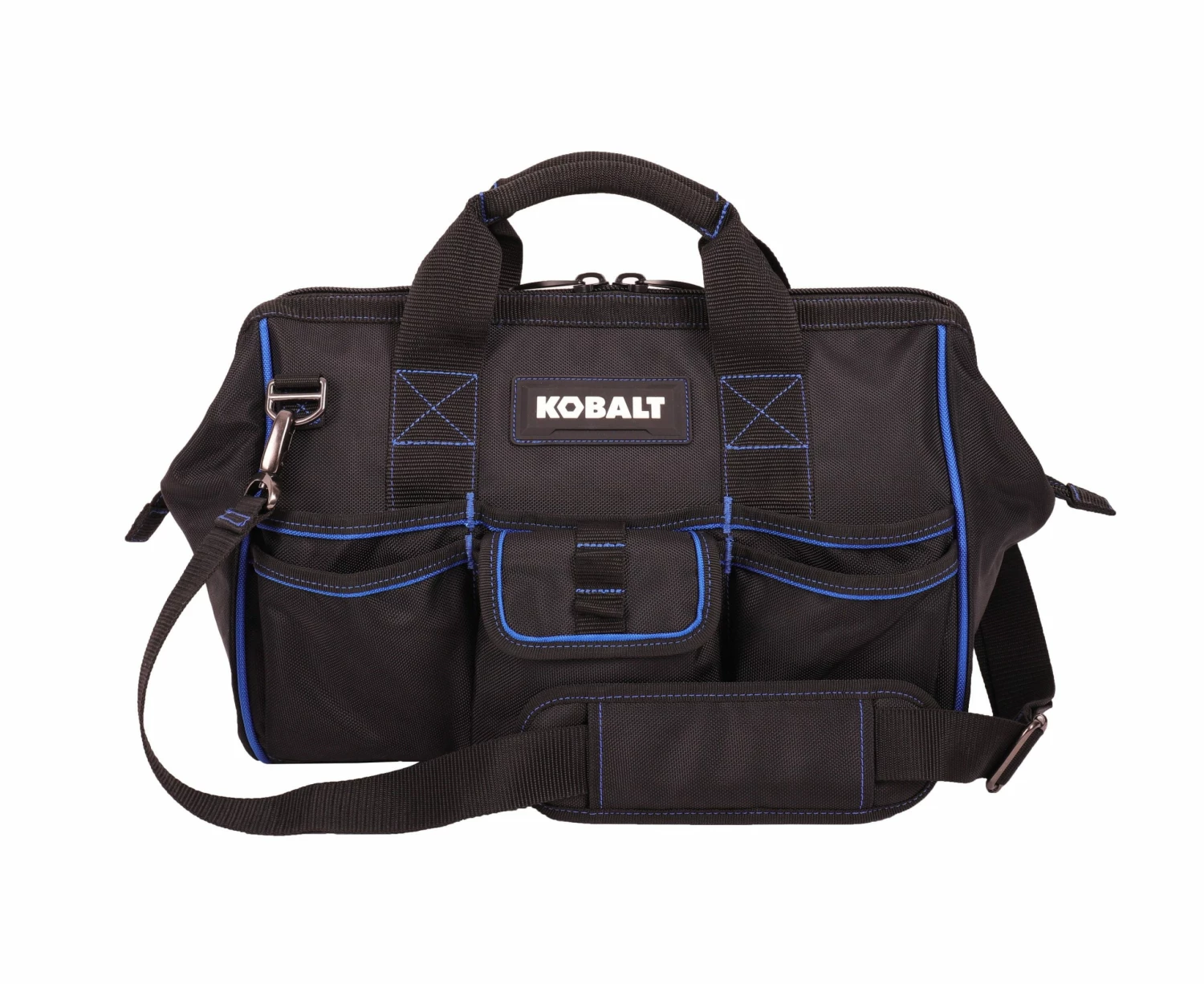 Kobalt Tool Bags Blue Black Polyester 18-in Cargo Bag 1 Kobalt Tool Bags Blue Black Polyester 18-in Cargo Bag